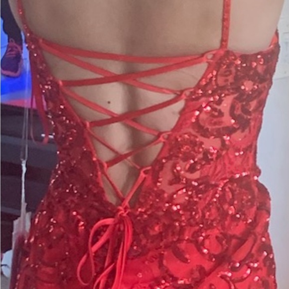 Breeze Bridal Red p2822 Prom Dress - Picture 2 of 7